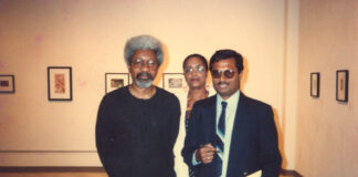 With Nigerial Poet and 1st ever African Nobel Laureate Wole Soyinka