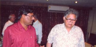 With Sunil Gangopadhyaya