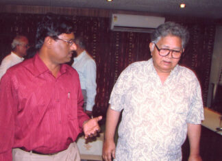 With Sunil Gangopadhyaya