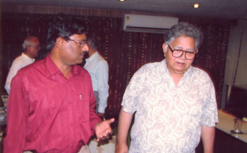 With Sunil Gangopadhyaya