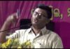 Gourahari Das speaks at Nayagarh Book Fair
